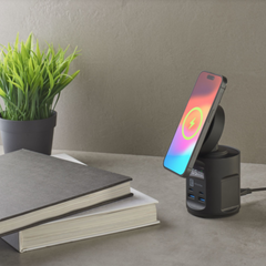 MAG HUB STAZIONE DI RICARICA WIRELESS CON 4 PORTE USB - CELLULARLINE