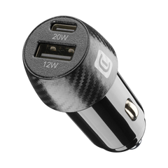 CAR MULTIPOWER 2FAST+ CARICABATTERIE DA AUTO VELOCE CON PORTA USB E USB-C - CELLULARLINE