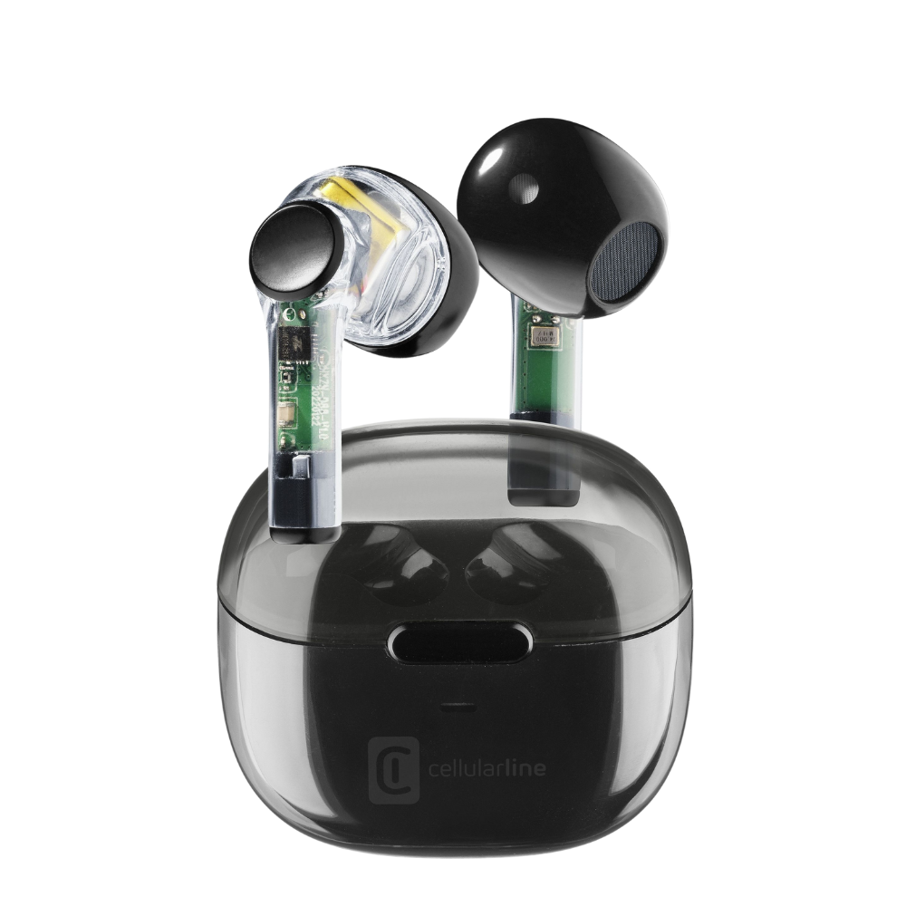 FINE CUFFIE WIRELESS CON RIFINITURA TRASPARENTE - CELLULARLINE