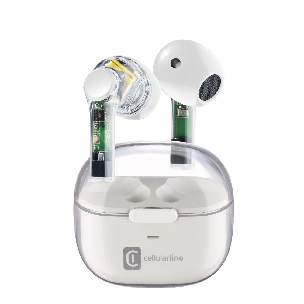 FINE CUFFIE WIRELESS CON RIFINITURA TRASPARENTE - CELLULARLINE