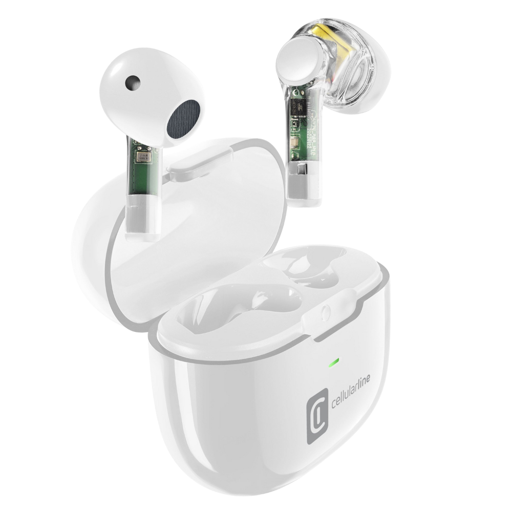 FINE CUFFIE WIRELESS CON RIFINITURA TRASPARENTE - CELLULARLINE