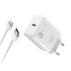 KIT ALIMENTATORE 20W E CAVO DA USB-C A LIGHTNING CELLULARLINE