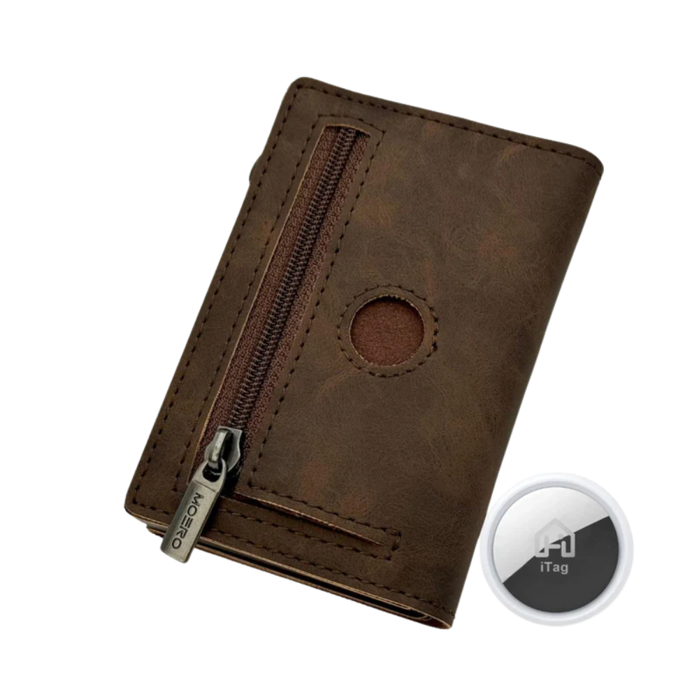 WALLET AIR TAG PRO VINTAGE MOERO