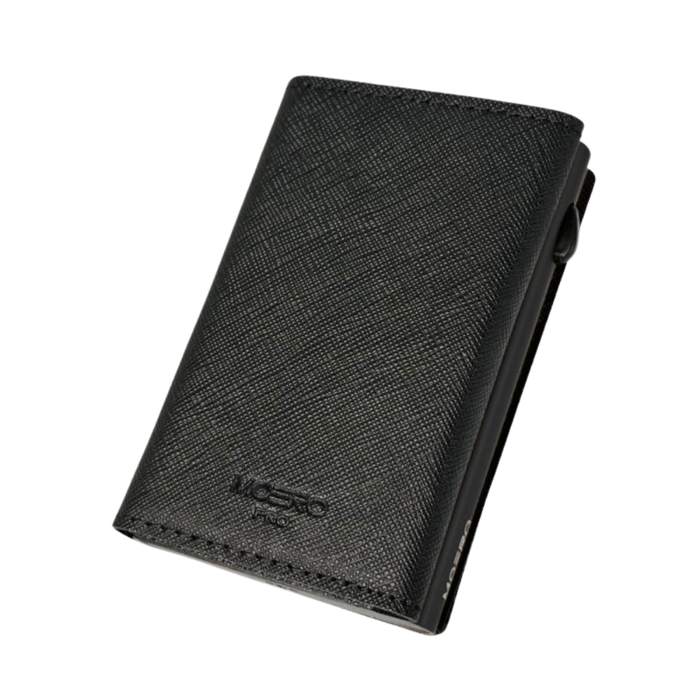 WALLET AIRTAG PRO SAFFIANO MOERO