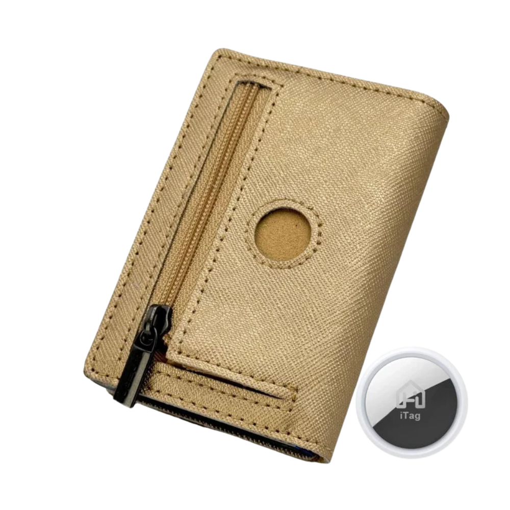WALLET AIRTAG PRO SAFFIANO MOERO