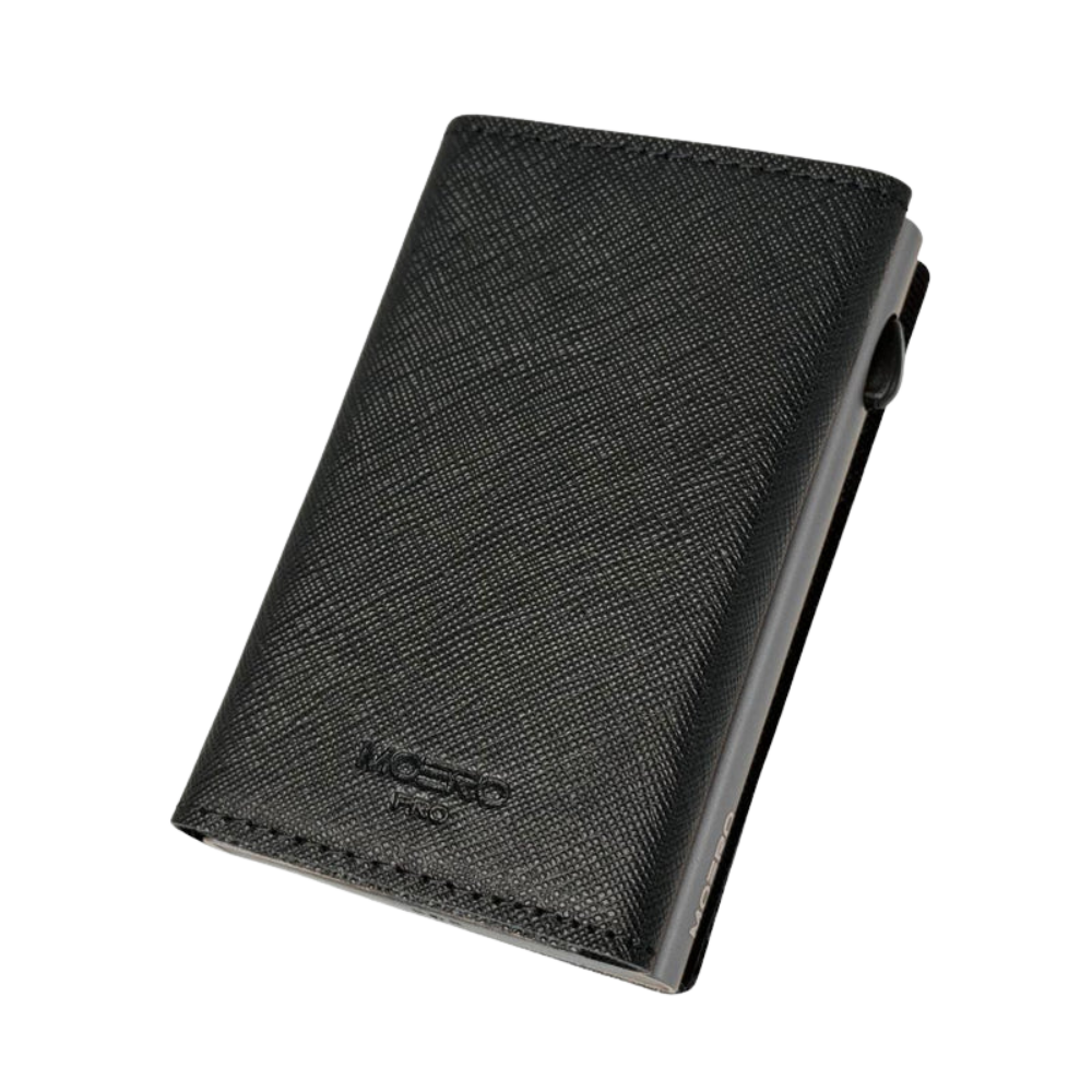 WALLET AIRTAG PRO SAFFIANO MOERO