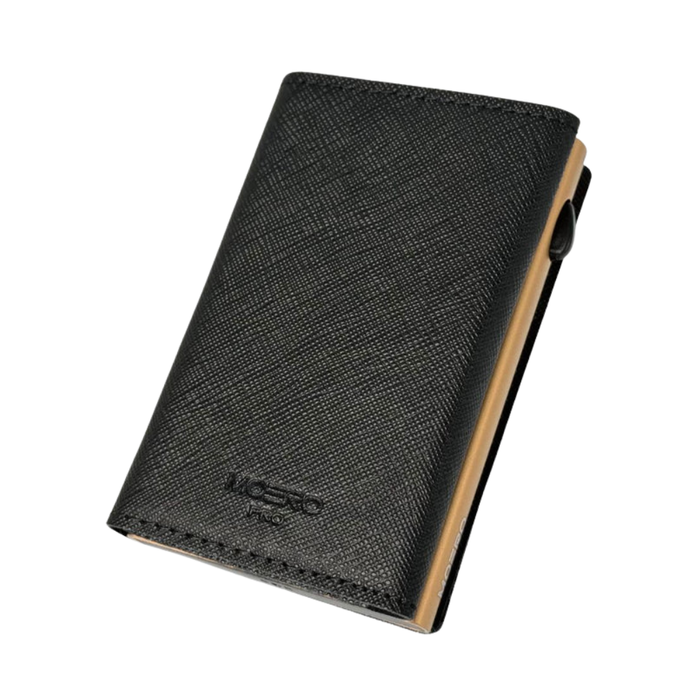 WALLET AIRTAG PRO SAFFIANO MOERO