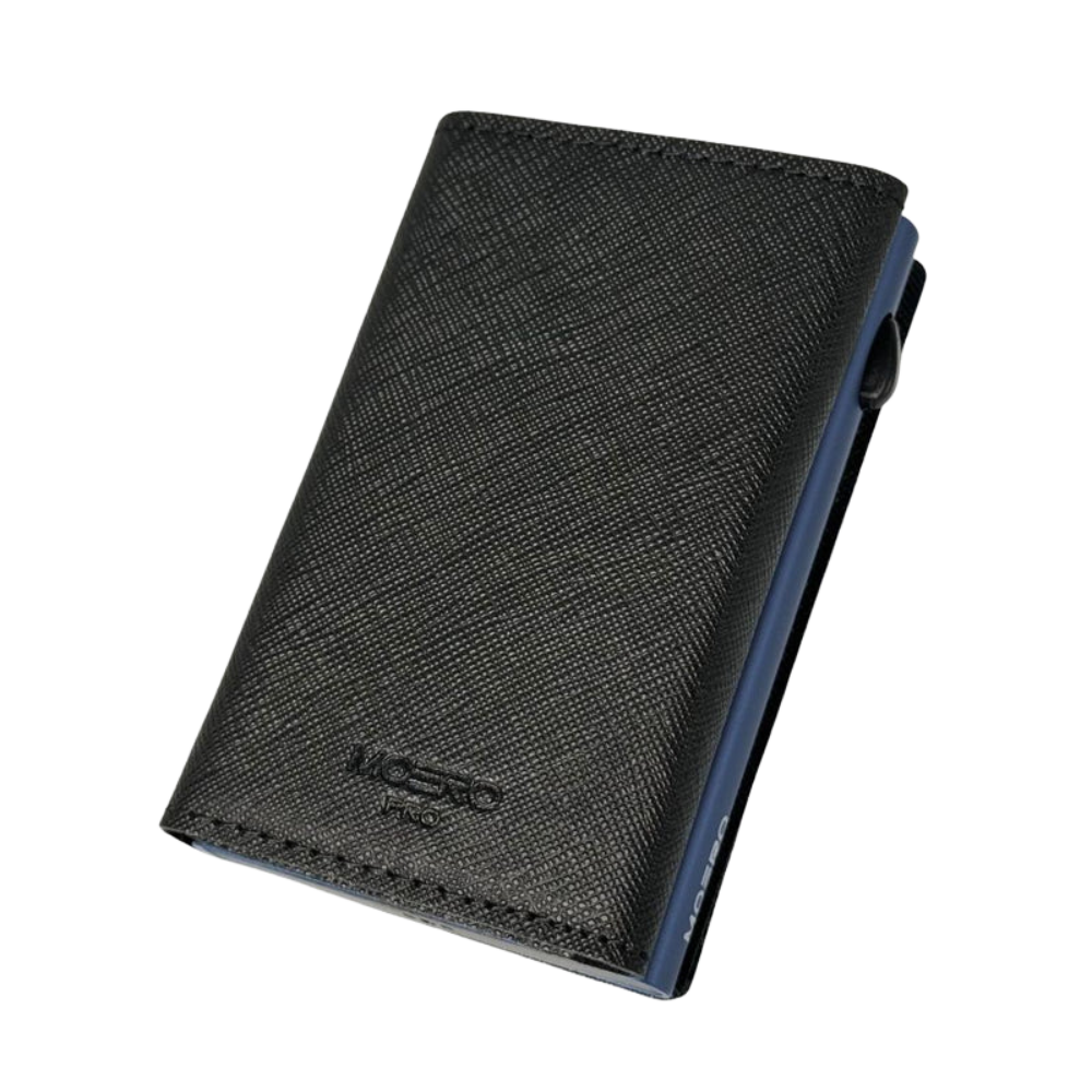 WALLET AIRTAG PRO SAFFIANO MOERO