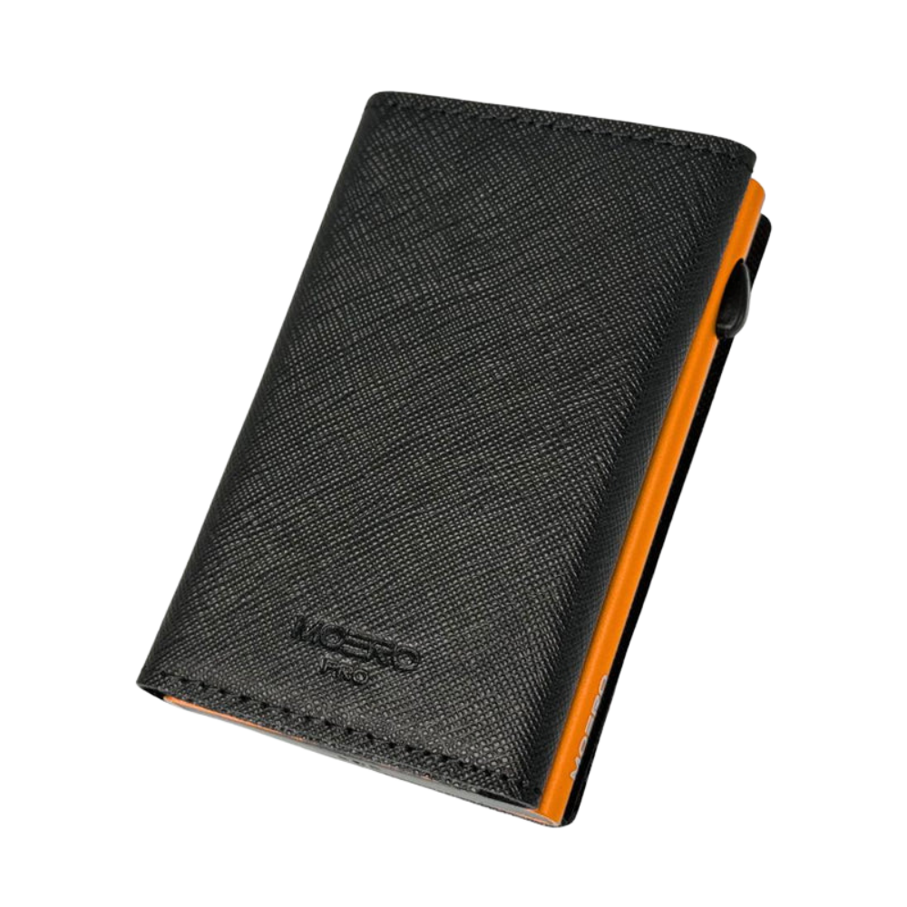 WALLET AIRTAG PRO SAFFIANO MOERO