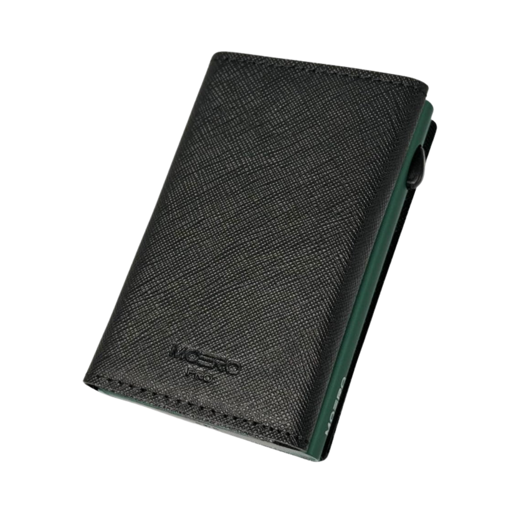 WALLET AIRTAG PRO SAFFIANO MOERO