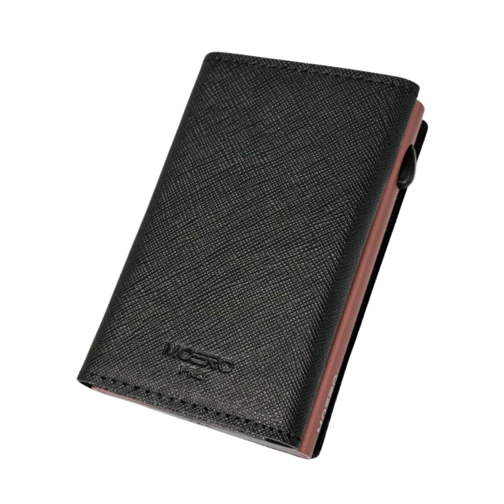 WALLET AIRTAG PRO SAFFIANO MOERO