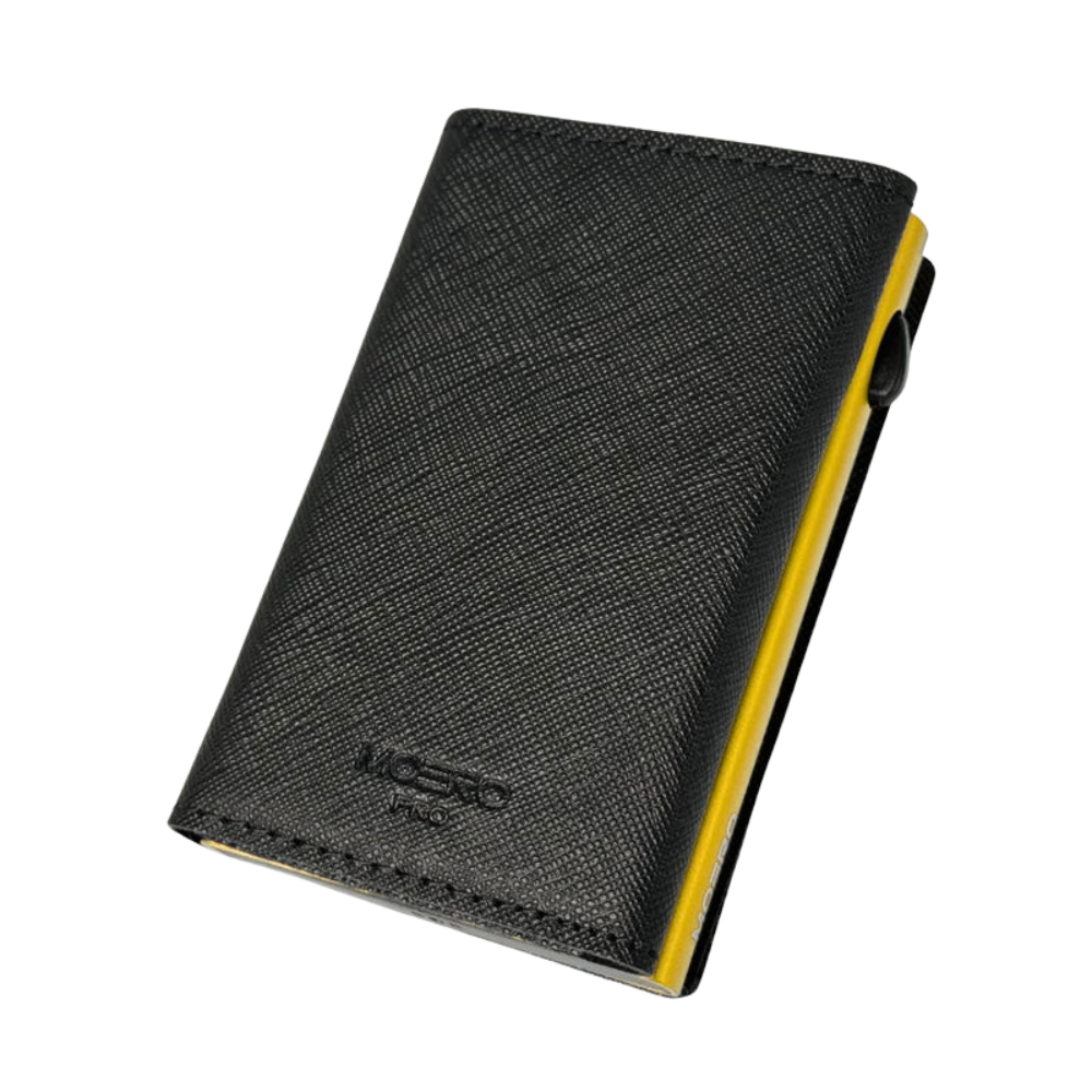 WALLET AIRTAG PRO SAFFIANO MOERO