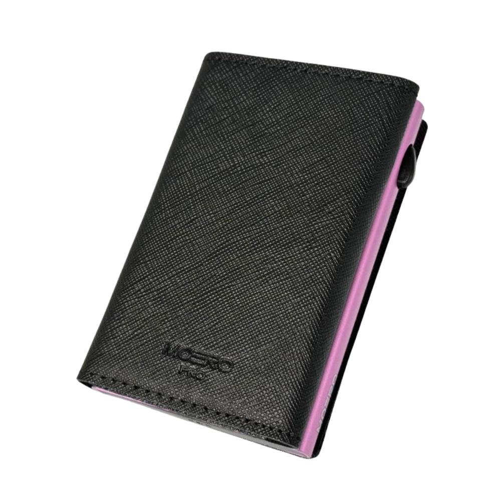 WALLET AIRTAG PRO SAFFIANO MOERO