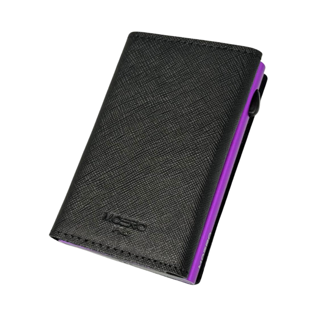 WALLET AIRTAG PRO SAFFIANO MOERO