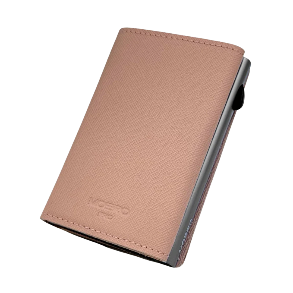 WALLET AIRTAG PRO SAFFIANO MOERO