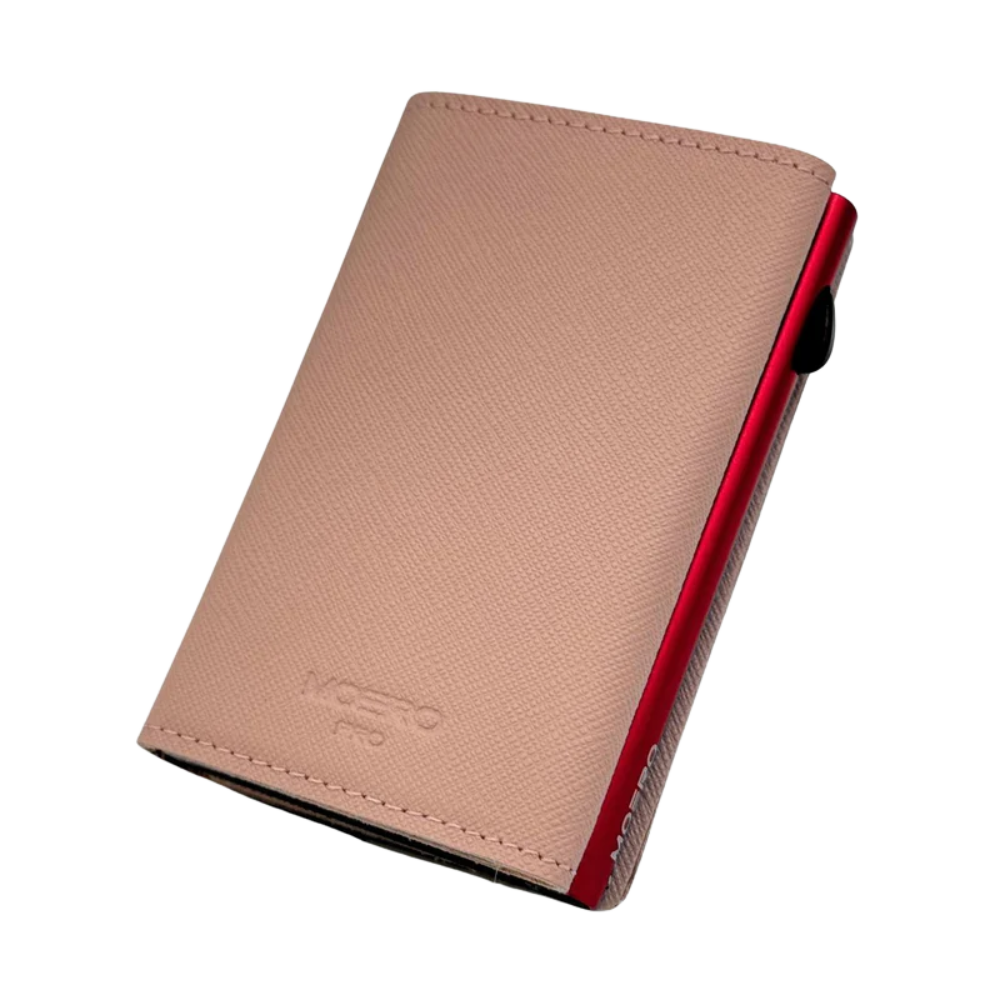 WALLET AIRTAG PRO SAFFIANO MOERO