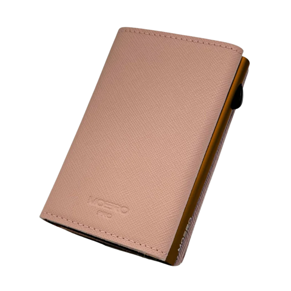 WALLET AIRTAG PRO SAFFIANO MOERO
