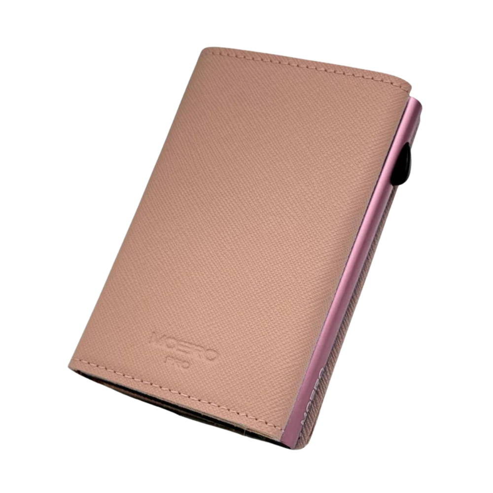 WALLET AIRTAG PRO SAFFIANO MOERO