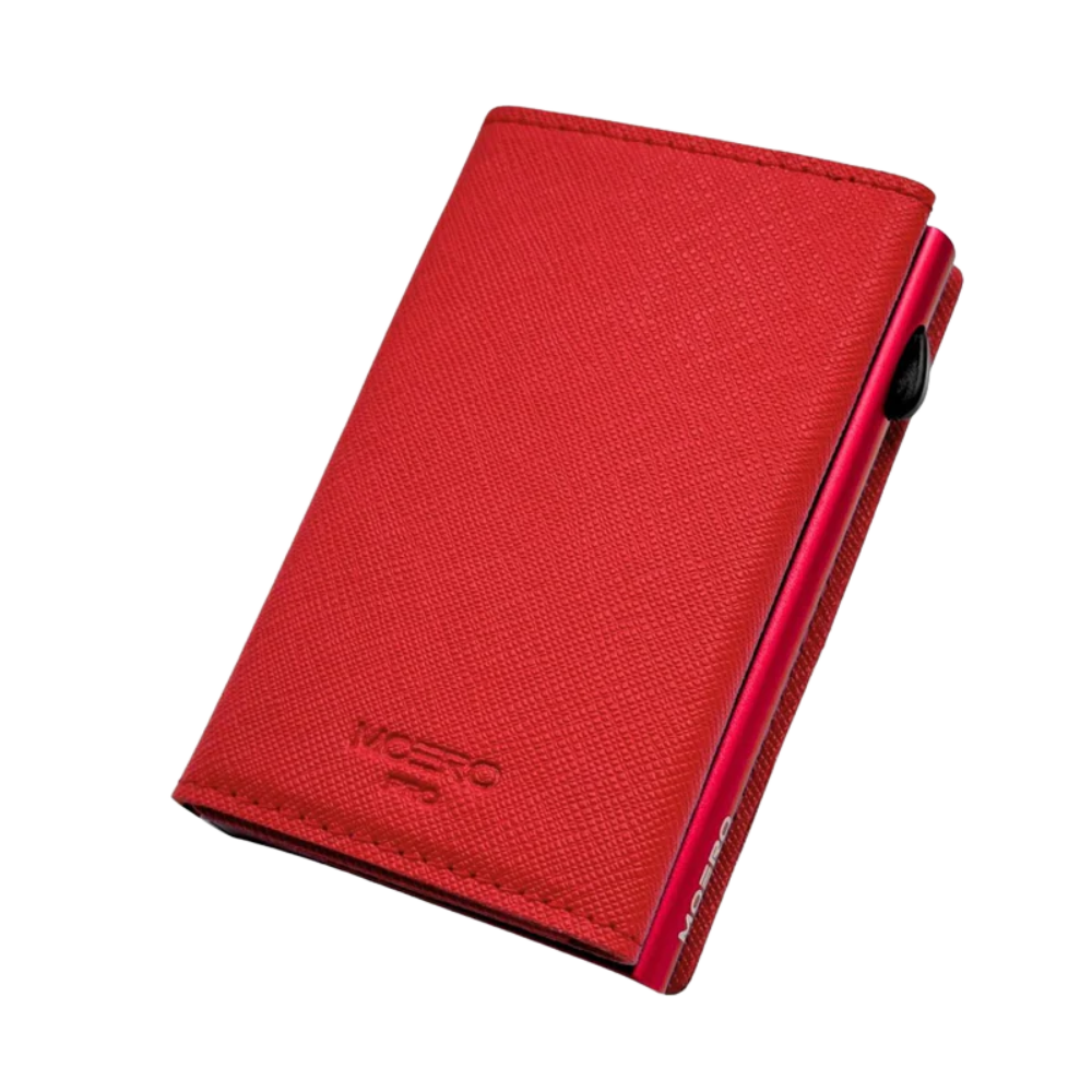 WALLET AIRTAG PRO SAFFIANO MOERO