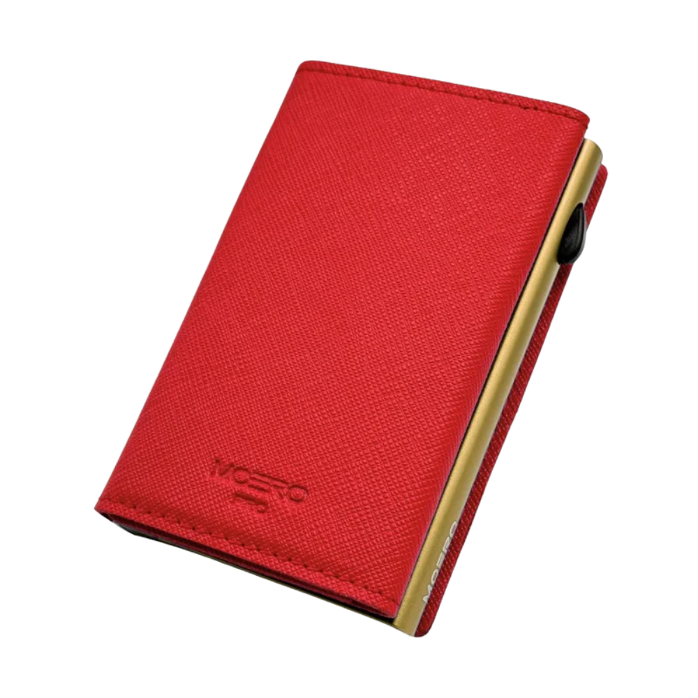 WALLET AIRTAG PRO SAFFIANO MOERO