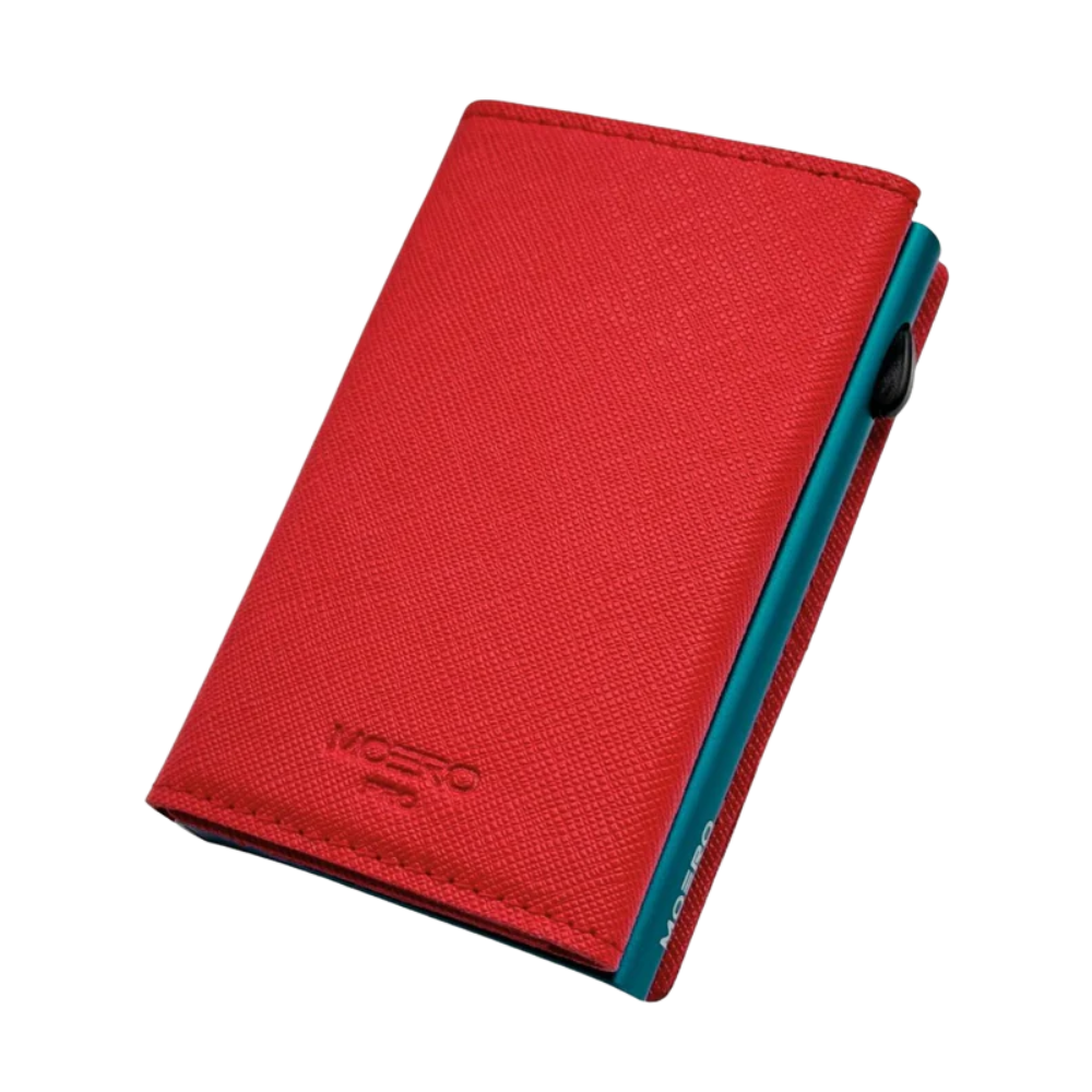WALLET AIRTAG PRO SAFFIANO MOERO