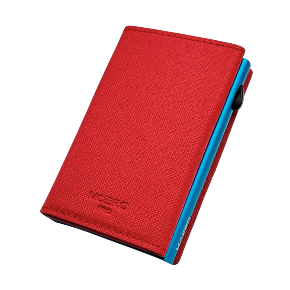 WALLET AIRTAG PRO SAFFIANO MOERO