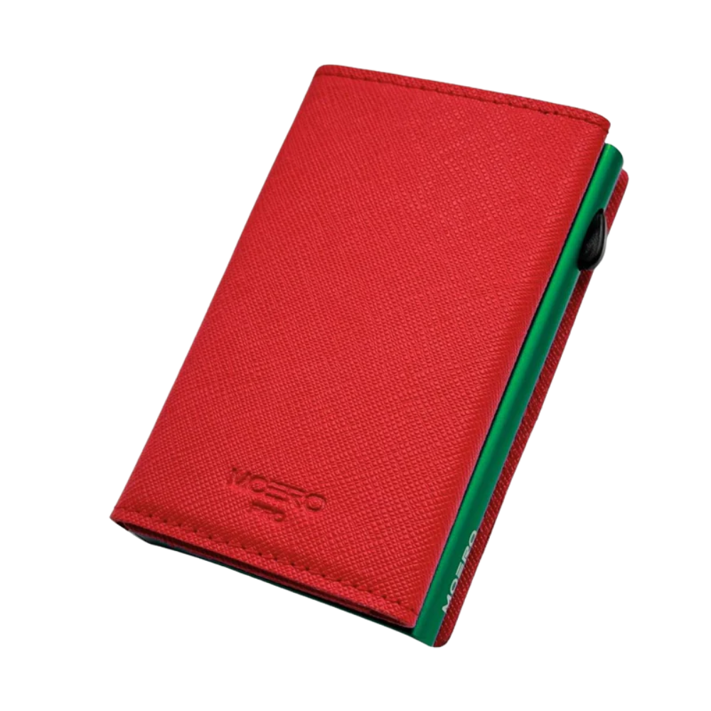 WALLET AIRTAG PRO SAFFIANO MOERO