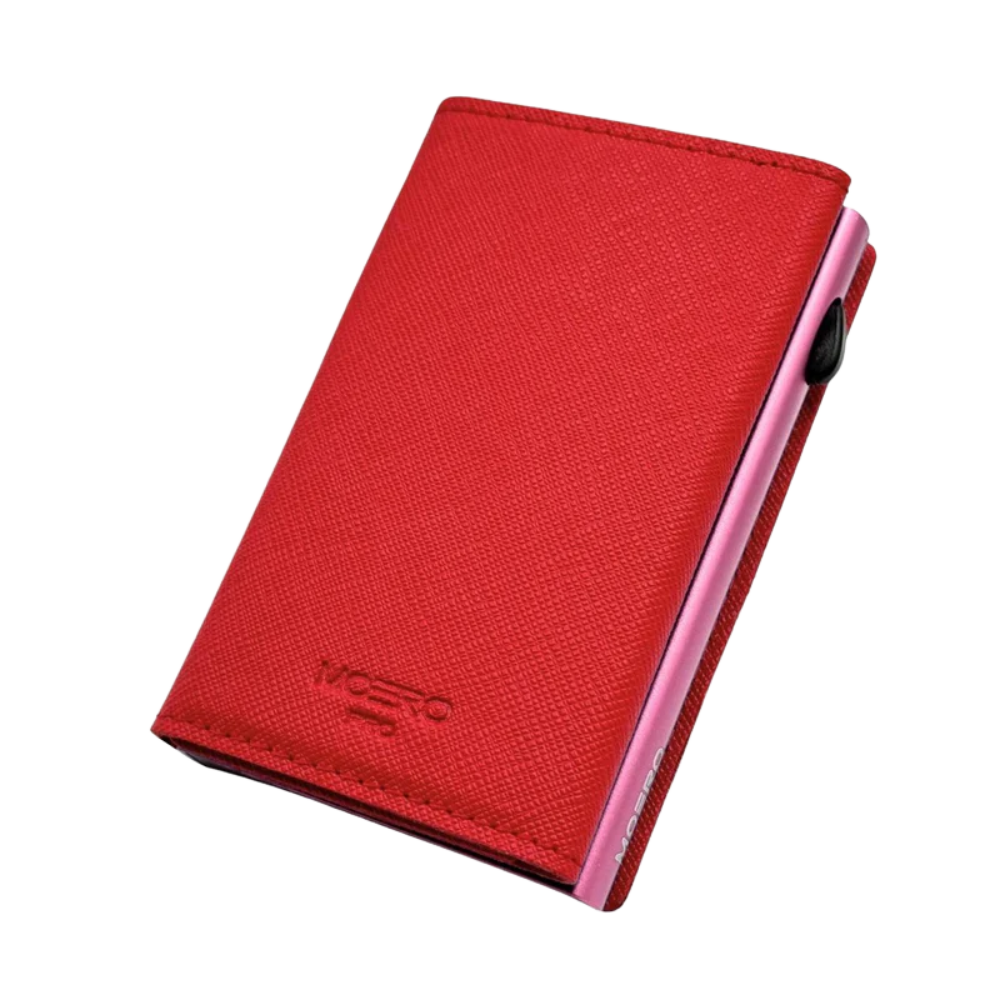 WALLET AIRTAG PRO SAFFIANO MOERO