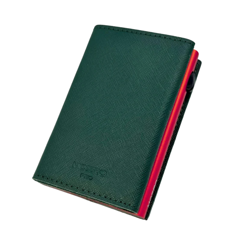 WALLET AIRTAG PRO SAFFIANO MOERO