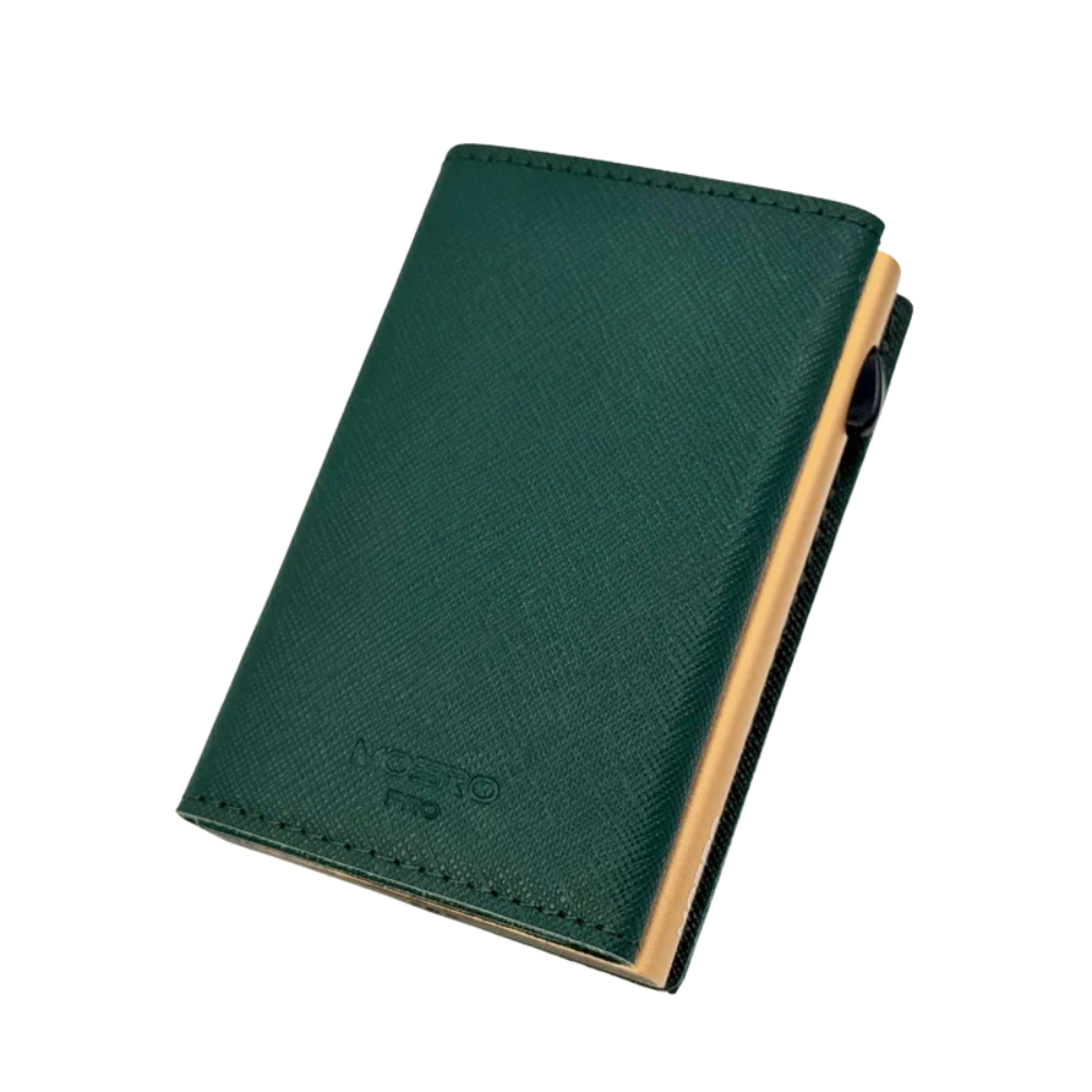 WALLET AIRTAG PRO SAFFIANO MOERO