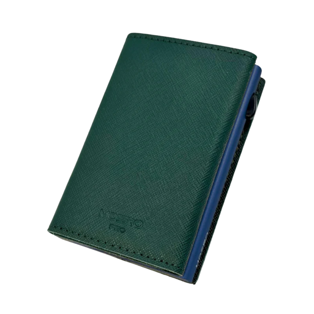 WALLET AIRTAG PRO SAFFIANO MOERO