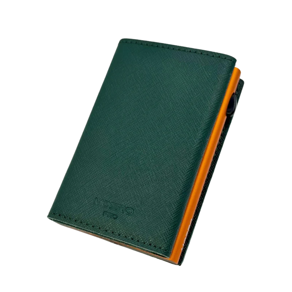 WALLET AIRTAG PRO SAFFIANO MOERO