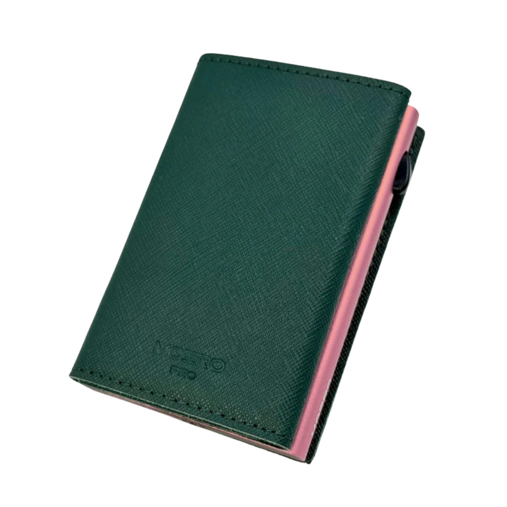 WALLET AIRTAG PRO SAFFIANO MOERO