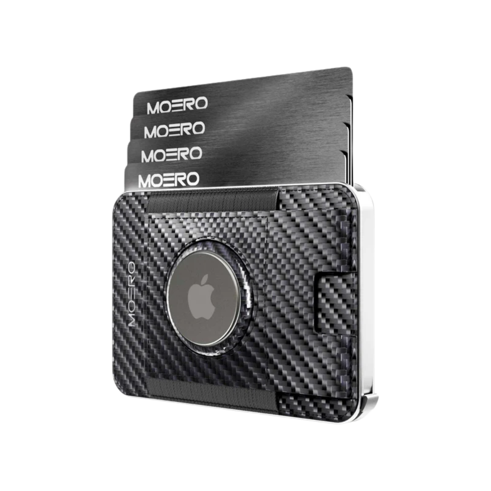 WALLET M2 PRO AIRTAG CARBON MOERO