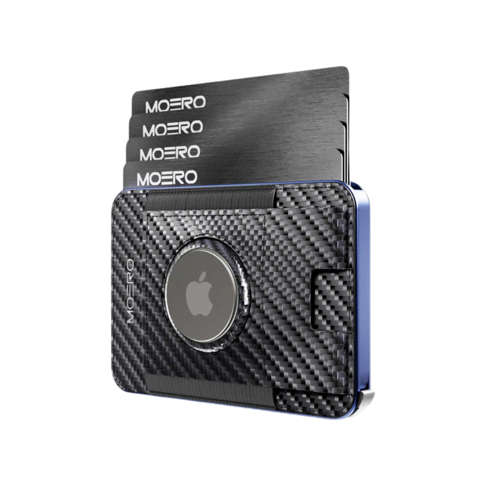 WALLET M2 PRO AIRTAG CARBON MOERO