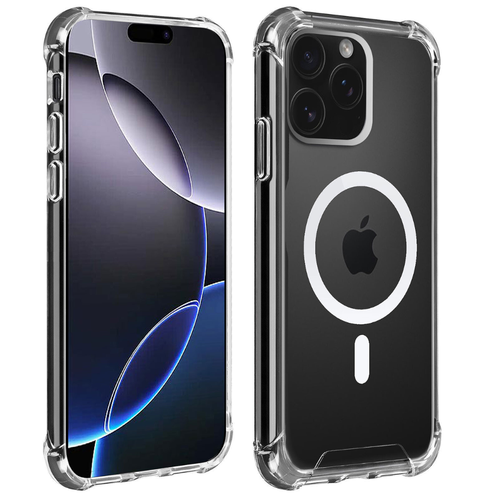 MAYA COVER TRASPARENTE CON MAG SAFE E BORDI RINFORZATI