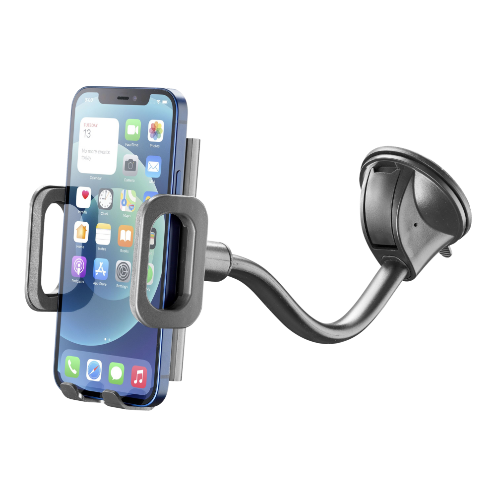 HUG FLEXI UNIVERSAL SUPPORTO SMARTPHONE DA AUTO CON FISSAGGIO A VENTOSA - CELLULARLINE