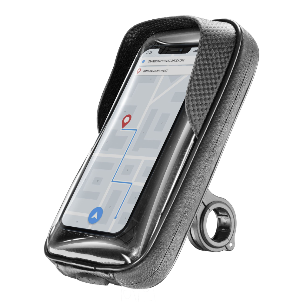 RIDER SHIELD UNIVERSAL SUPPORTO SMARTPHONE IMPERMEABILE DA MANUBRIO - CELLULARLINE