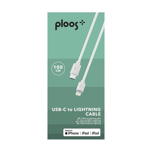PLOOS CAVO USB-C - LIGHTNING